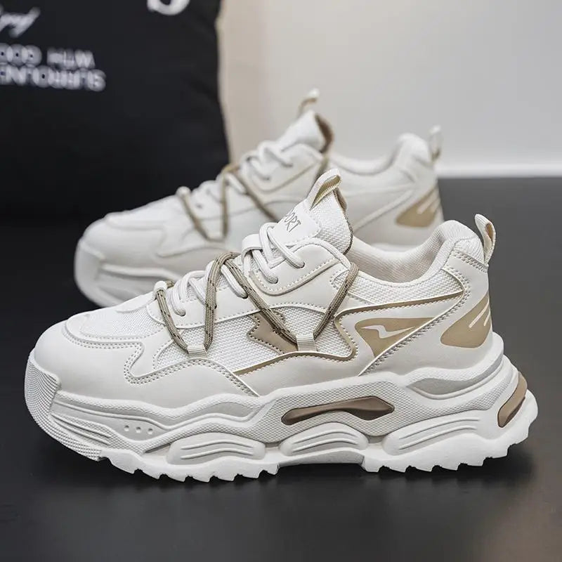 The 2026 New Spring Versatile Casual Youth Height-Increasing Sneakers with Fashionable Retro Style