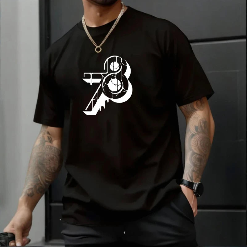 Free Customization of Printed Patterns Man T-shirt Wholesale New Summer Casual Clothing Your Logo Printing Tshirt Men's T-shirts
