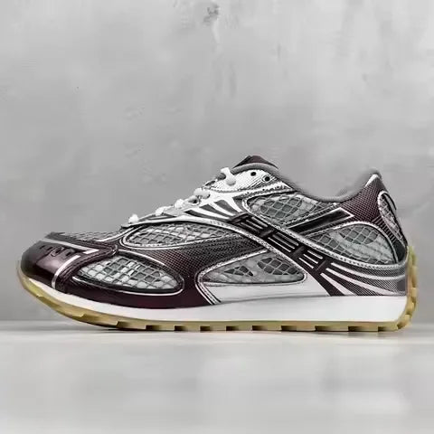 New Designer Luxury High Quality Sneakers Men and Women Lighted Lace-Up Sports Balance Soft New Toe Style BV Walking Style Shoes