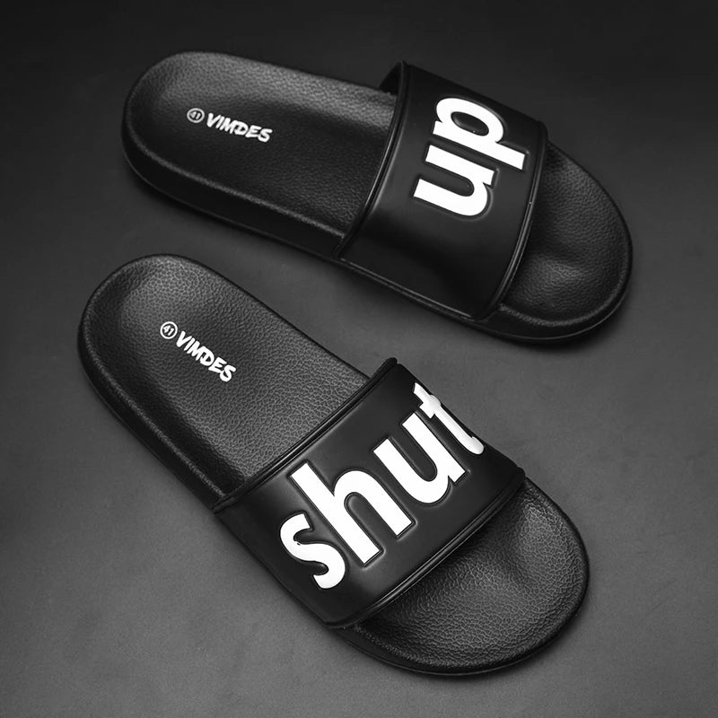Summer Fashion Men Slippers Comfort Women Sandals Non-slip Indoor Home Bathroom Slides Garden Shoes Outdoor Beach Casual Shoes