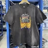 Factory Custom High Quality Cotton Men's T Shirt Print Tops Tee Washed Old Vintage Street Sleeveless Tshirts Men