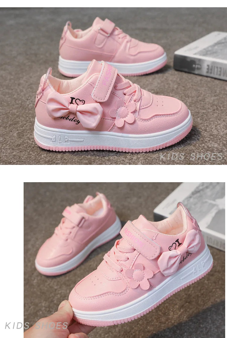 Girls' Sneaker Spring and Summer New Style School Student Shoes Children's Casual Sneakers Girls' Running Shoes