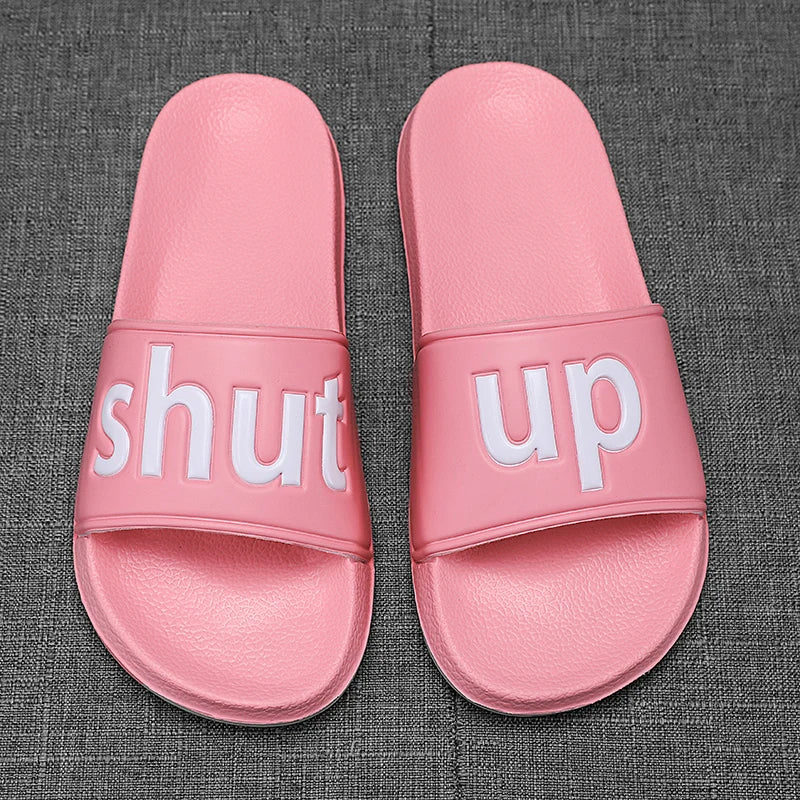 Summer Fashion Men Slippers Comfort Women Sandals Non-slip Indoor Home Bathroom Slides Garden Shoes Outdoor Beach Casual Shoes