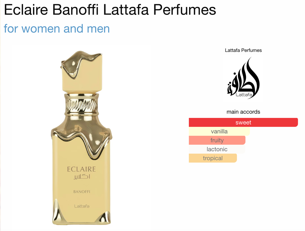 Bianco Latte Replacement! Lattafa Eclaire Cream English Muffin Lattafa Perfume Sample Cuisine