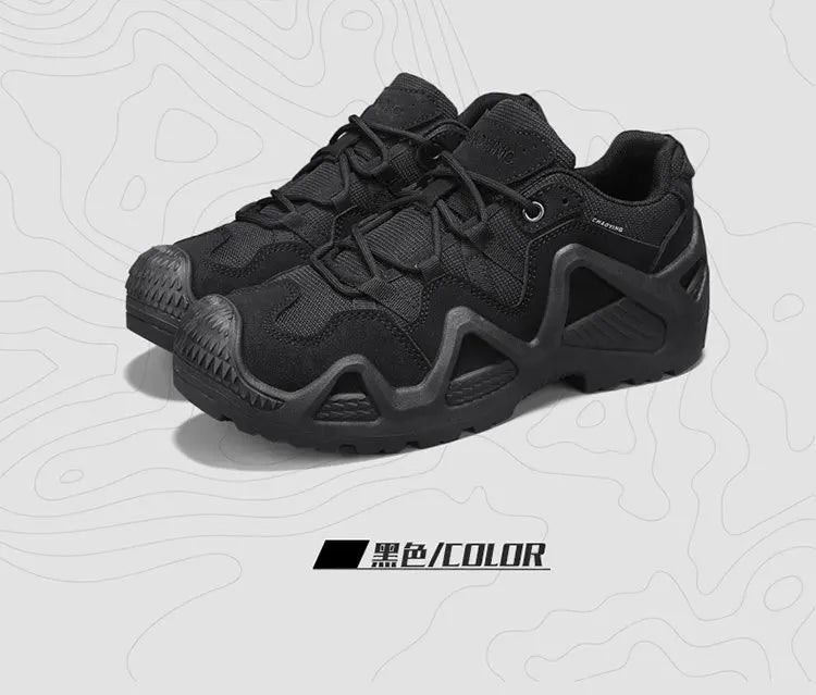 Men Sneakers 2025 Autumn New Outdoor Hiking Shoes Retro Platform Non-slip Casual Sneakers Lace-up Climbing Shoes Sports Shoes