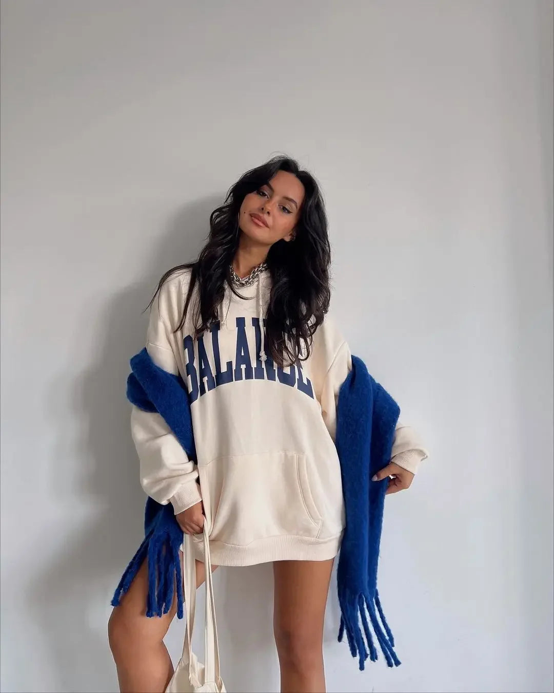 Sweatshirts for Women 2025 Fashion Print Thickened Pullover Ladies Top Long Sleeve Hooded Hoodies for Women y2k korean fashion