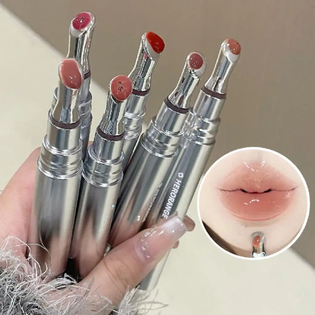 Mirror Watery Essence Lip Gloss Liquid Lipstick Jelly Lip Glaze Fading Lip Lines Water Light Jelly Makeup Moisturizing Lips Tint