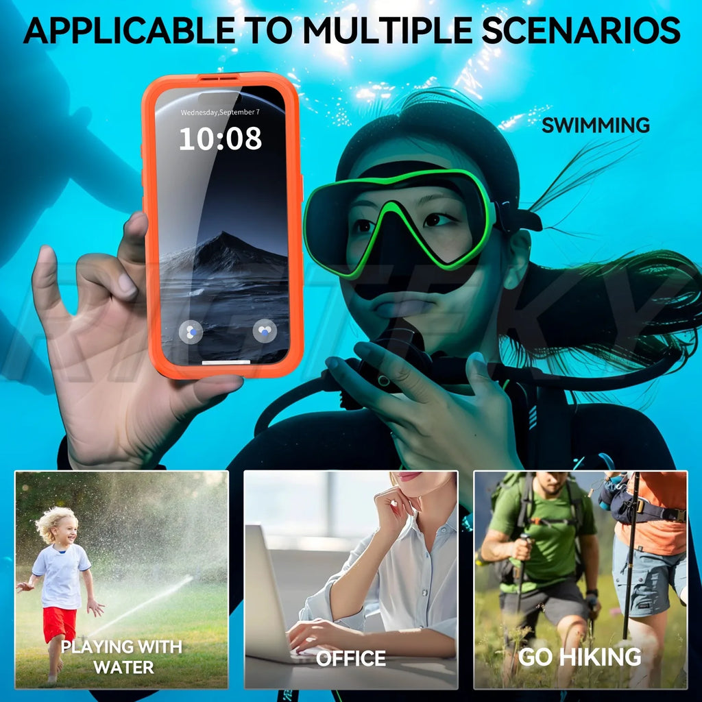Specially Designed Waterproof Phone Cases For iPhone 17 Pro Max, 17 Air, 16 Plus Pro Max, Suitable For Beach Swimming, Surfing