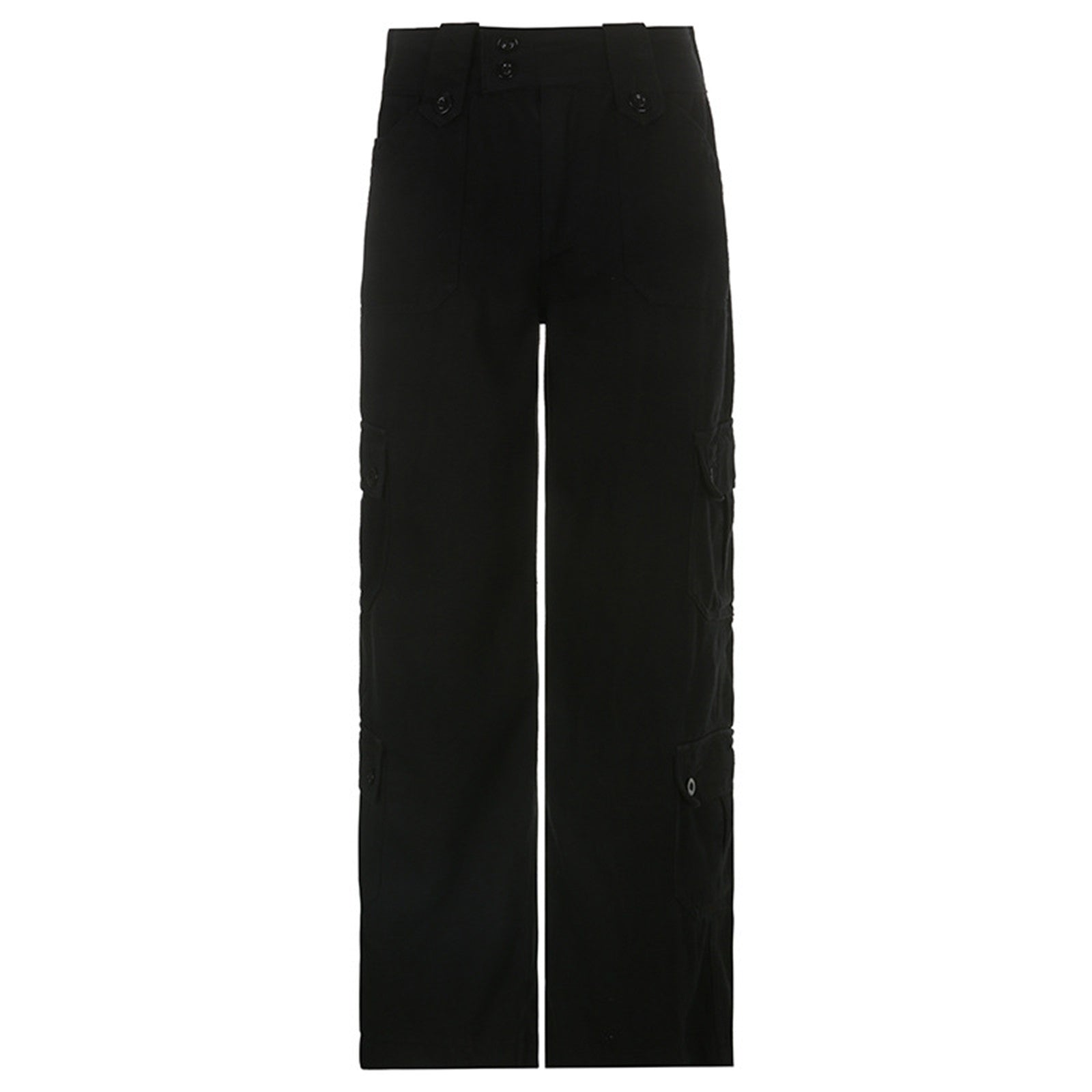 Women'S Jeans Baggy Cargo Pants Streetwear Drawstring Casual Loose Wide Leg Trousers Pantalones Hip Hop Joggers Sweatpants 청바지