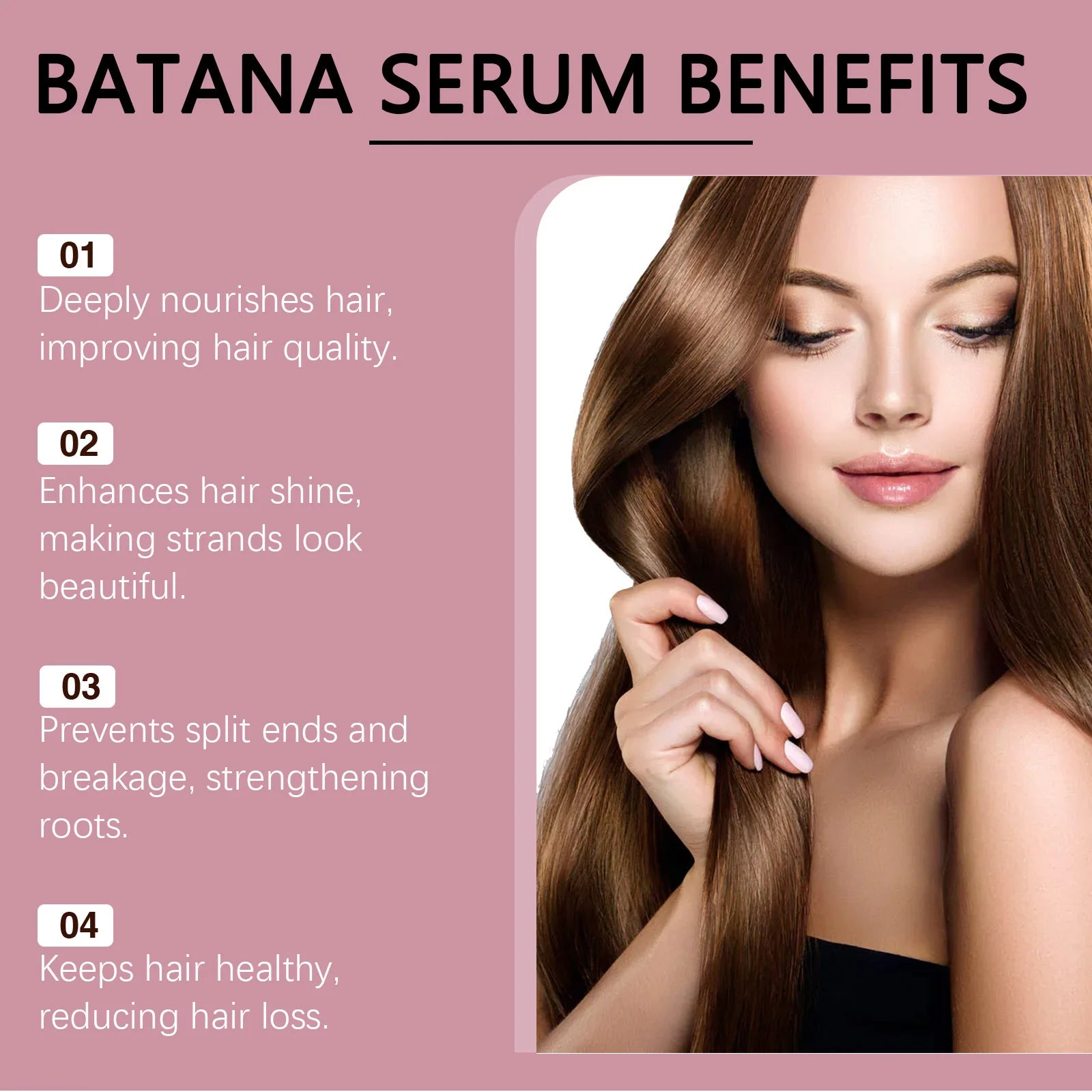 Batana Hair Growth Oil Conditioner Anti Hair Loss Products Fast Growing Hair Mask Nourishing Repair Roots Hair Care for women