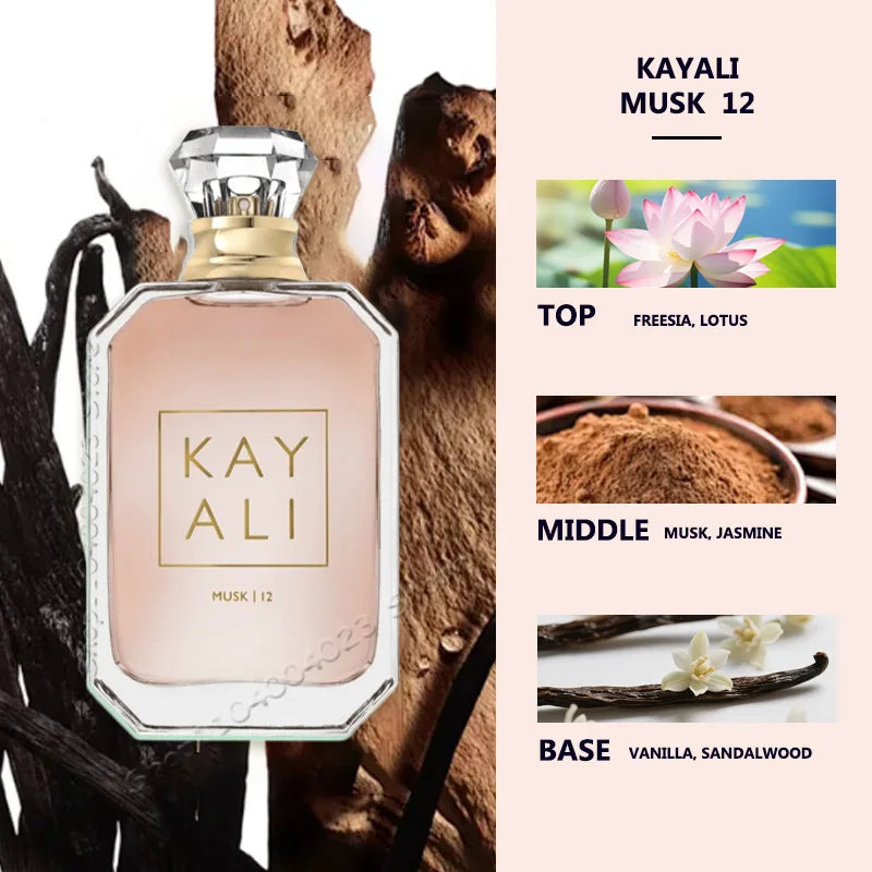 100ML Kayali Original Arabian Women Perfume Middle Eastern Brand Perfume High Quality Long-lasting Fragrance Eau De Parfume