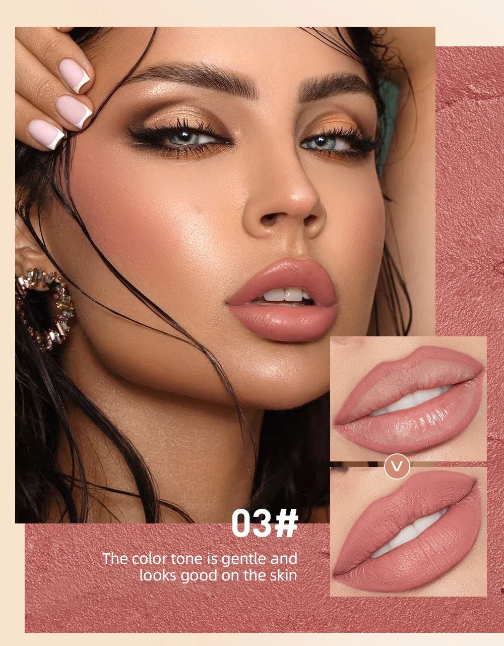 2pcs Lipstick Lipliner Pen Set Matte Velvet Lip Liner Pencil Contour Makeup Sexy Red Lip Stick Long Lasting Cosmetics