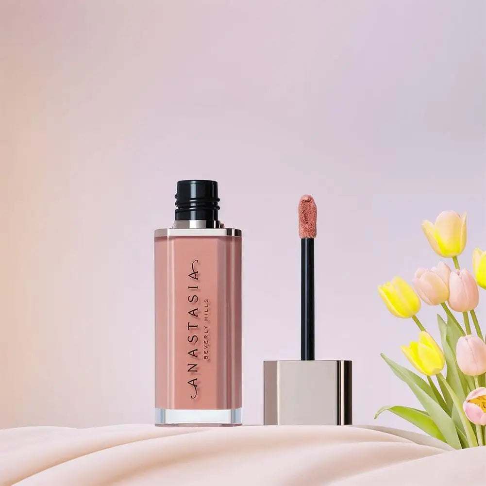 ANASTASIA Mirror Lip Glaze Moisturizing Waterproof Forming Quickly Grape Purple Water Light Lip Gloss Non-Sticky Red Jelly Lip