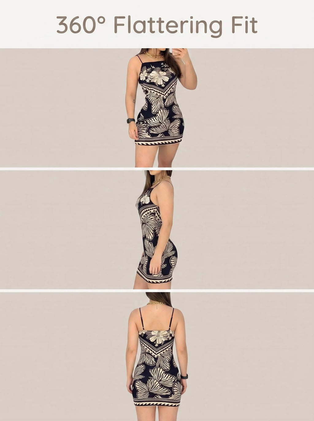 Butterfly Print Pattern, Thin Shoulder Strap, Sleeveless, sexy Dress with Detachable Vest.