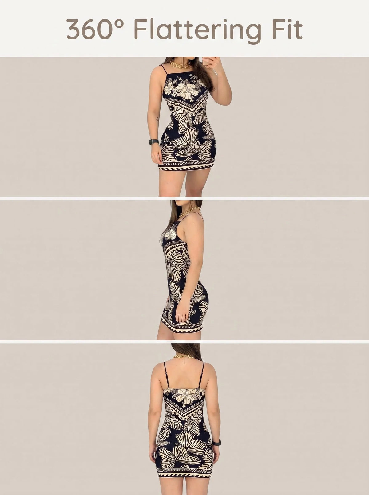 Butterfly Print Pattern, Thin Shoulder Strap, Sleeveless, sexy Dress with Detachable Vest.
