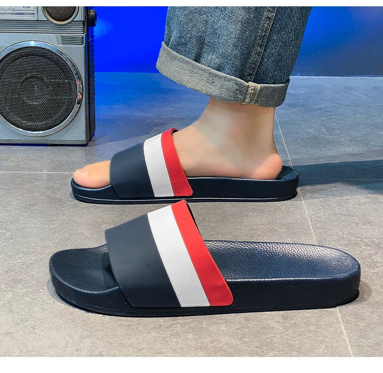 Summer Fashion Men Slippers Comfort Women Sandals Non-slip Indoor Home Bathroom Slides Garden Shoes Outdoor Beach Casual Shoes