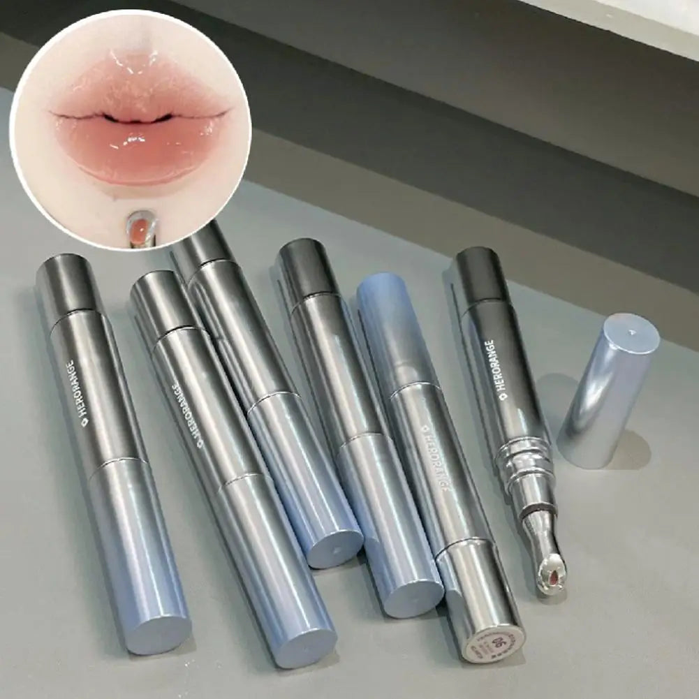 Mirror Watery Essence Lip Gloss Liquid Lipstick Jelly Lip Glaze Fading Lip Lines Water Light Jelly Makeup Moisturizing Lips Tint