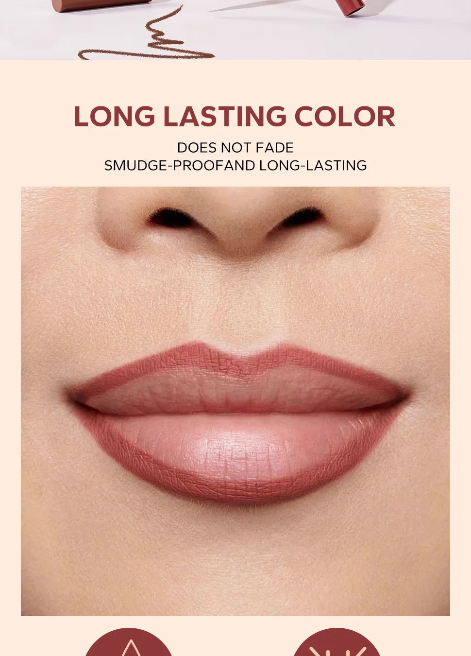 6pcs Matte Dual-Ended Lip Liner Pencils Set Long-Lasting Non-Drying Perfect for Lining Filling Lips Versatile for All Skin Typ