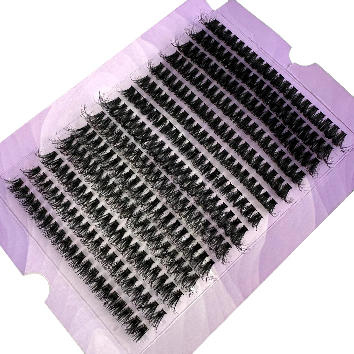 New 14 Rows 5D Fluffy Cluster Lashes 60D+80D/80D+100D Thick Eyelash D/DD Curl 9-16mm Mix Individual Lashes DIY Lash Extensions
