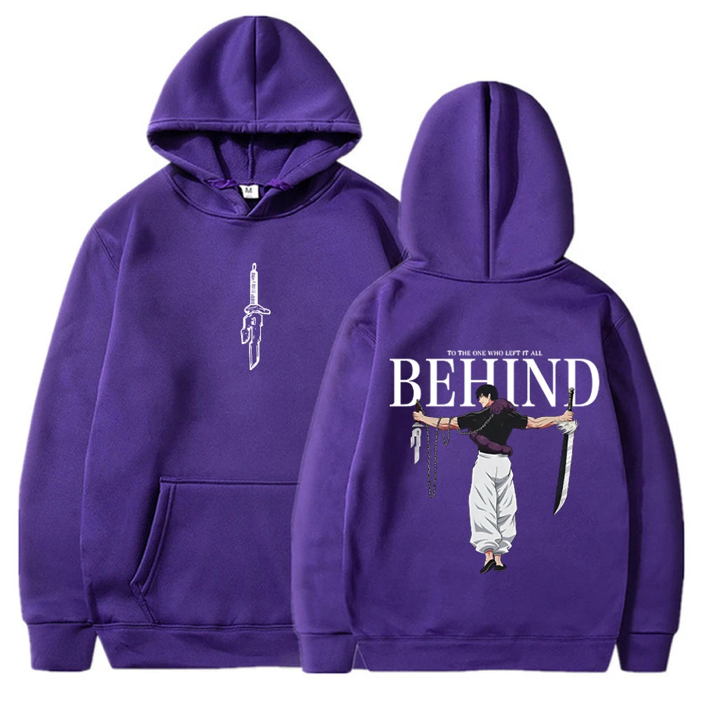 Anime Hoodies Men Women  Manga Hooded Pullover Gothic Sweatshirts Hip Hop Streetwear Men's Clothing sweatshirt harajuku