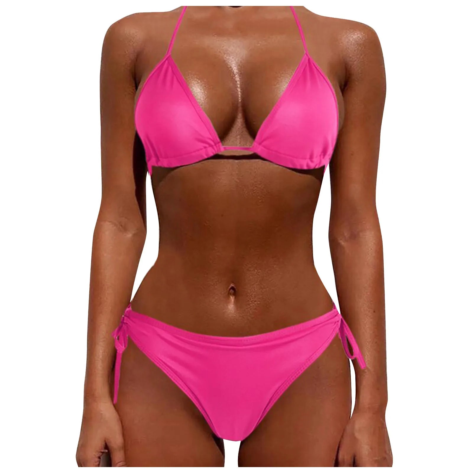New Brazilian Swimsuit Women Sexy Bikini Set Push-Up Padded Bra Thong Two Pieces Swimwear Beachwear Bathing Suit Femme