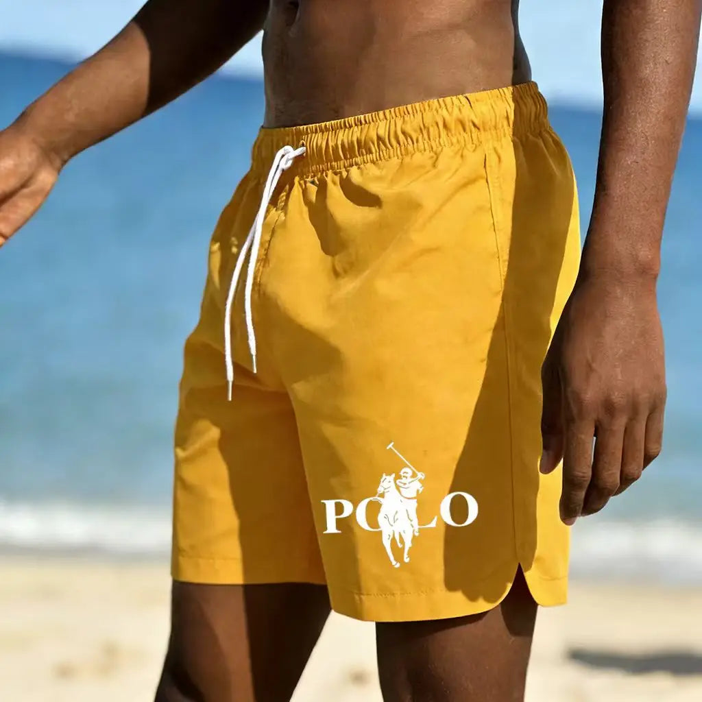 Men's beach shorts are quick drying, breathable, and not stuffy. They are versatile and trendy for beach vacations