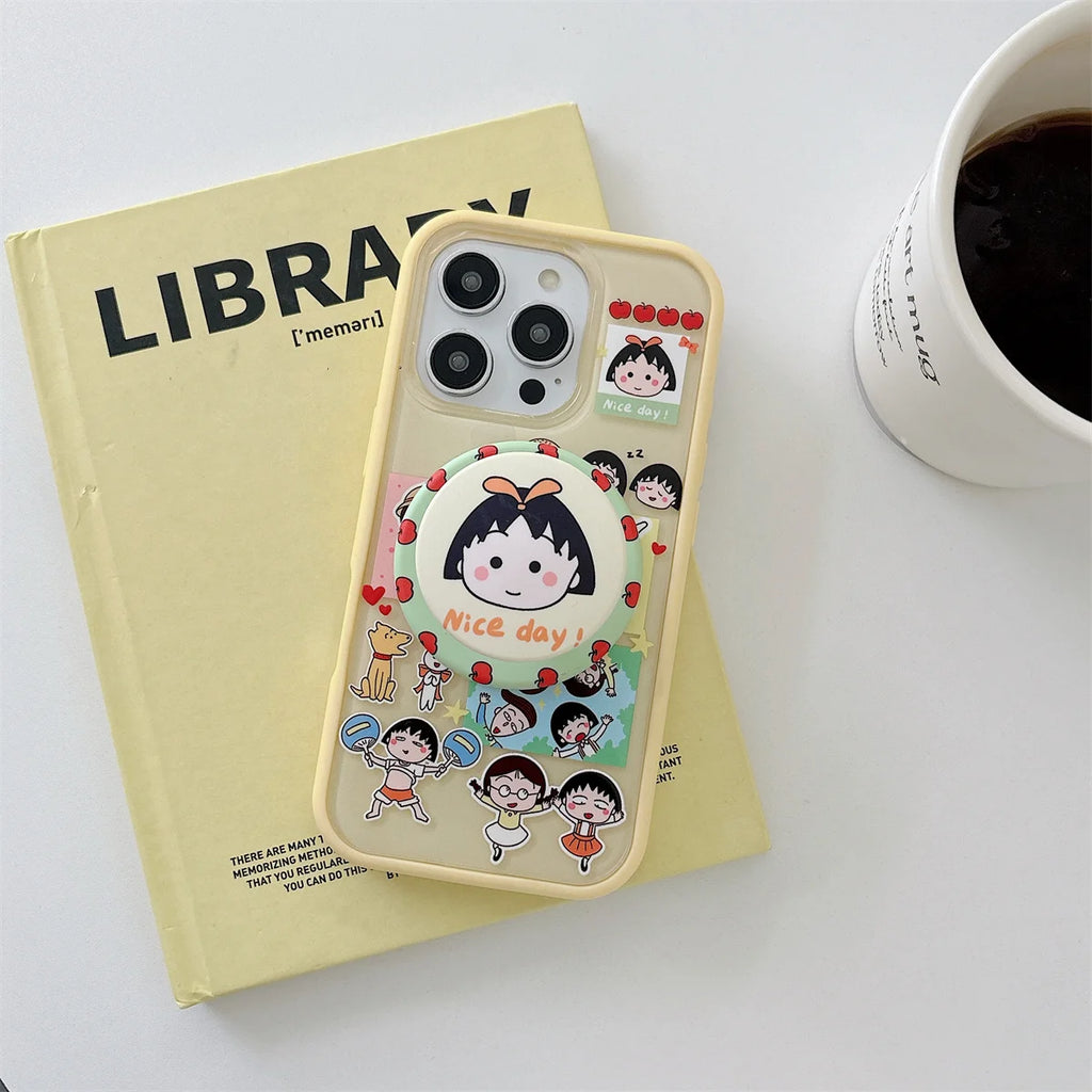 Phone Case For iPhone 16 15 14 13 Pro Max New Cute Cartoon Fashion Girls fundas Protective cover iphone 15 case