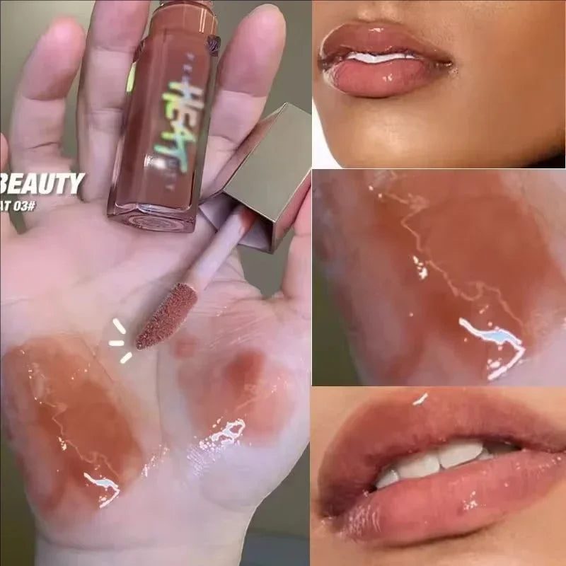 Hot Fenty Beauty Lip Gloss Waterproof Liquid Lipstick Nude Pink Lips Tint Makeup Lip Glaze Cosmetics Red Lip Female Cosmetics