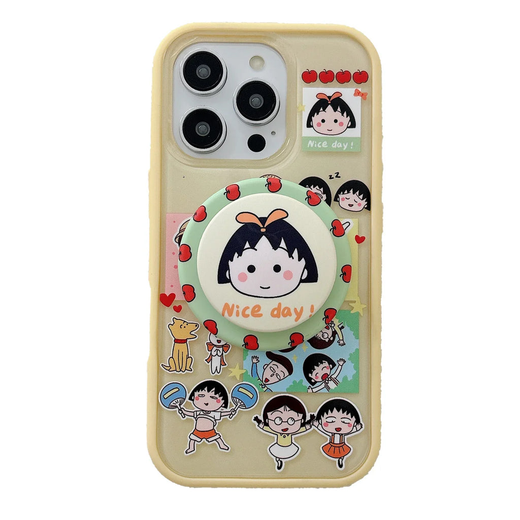 Phone Case For iPhone 16 15 14 13 Pro Max New Cute Cartoon Fashion Girls fundas Protective cover iphone 15 case