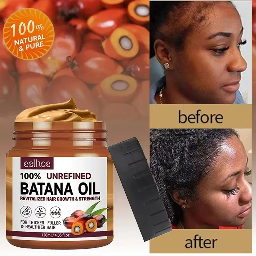 Batana Hair Growth Oil Conditioner Anti Hair Loss Products Fast Growing Hair Mask Nourishing Repair Roots Hair Care for women