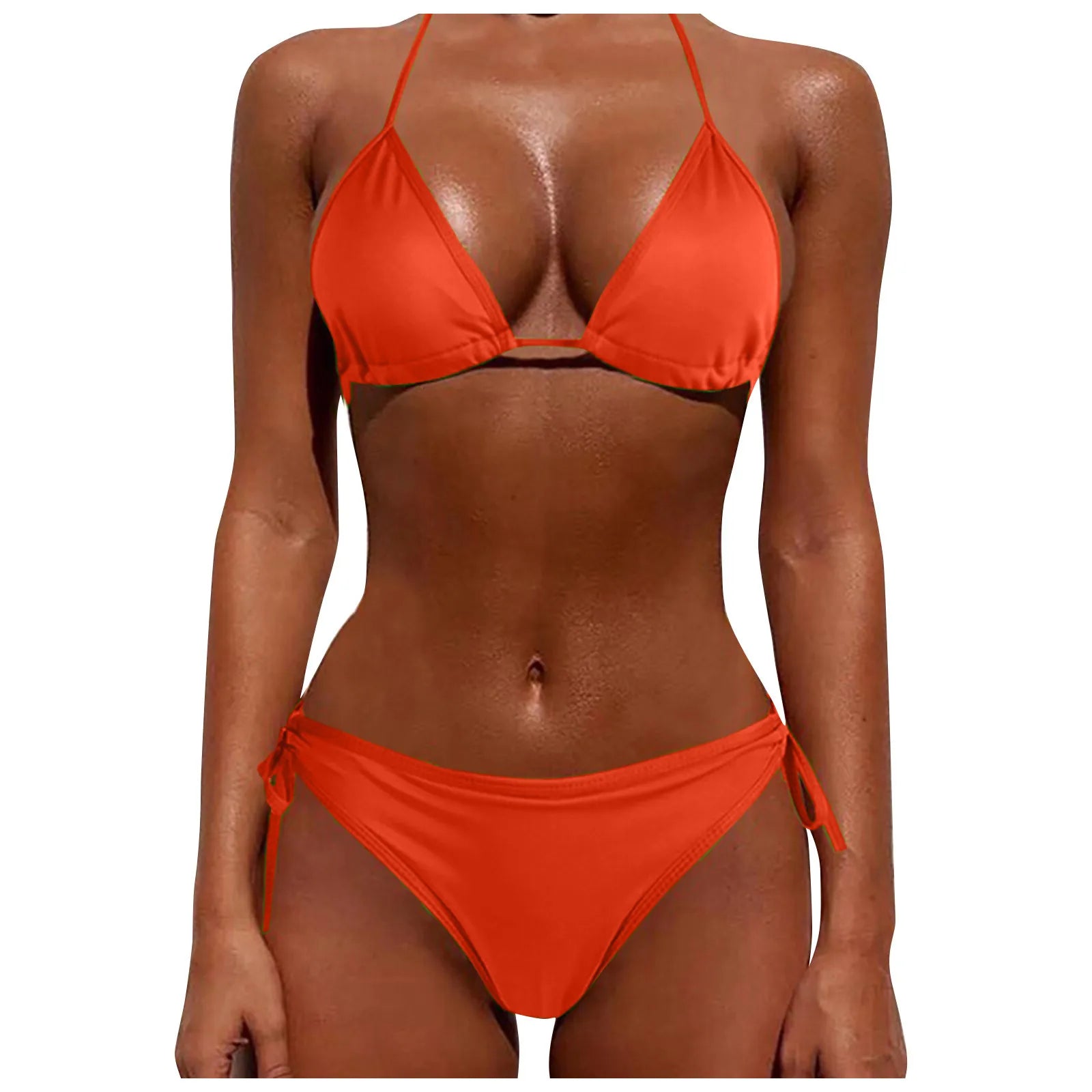 New Brazilian Swimsuit Women Sexy Bikini Set Push-Up Padded Bra Thong Two Pieces Swimwear Beachwear Bathing Suit Femme