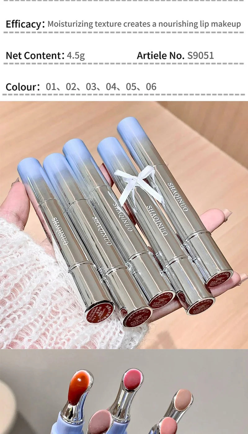 Mirror Watery Essence Lip Gloss Long-Lasting Non-Sticky Plumping Liquid Lipstick Jelly Lip Glaze Makeup Moisturizing Lips Tint