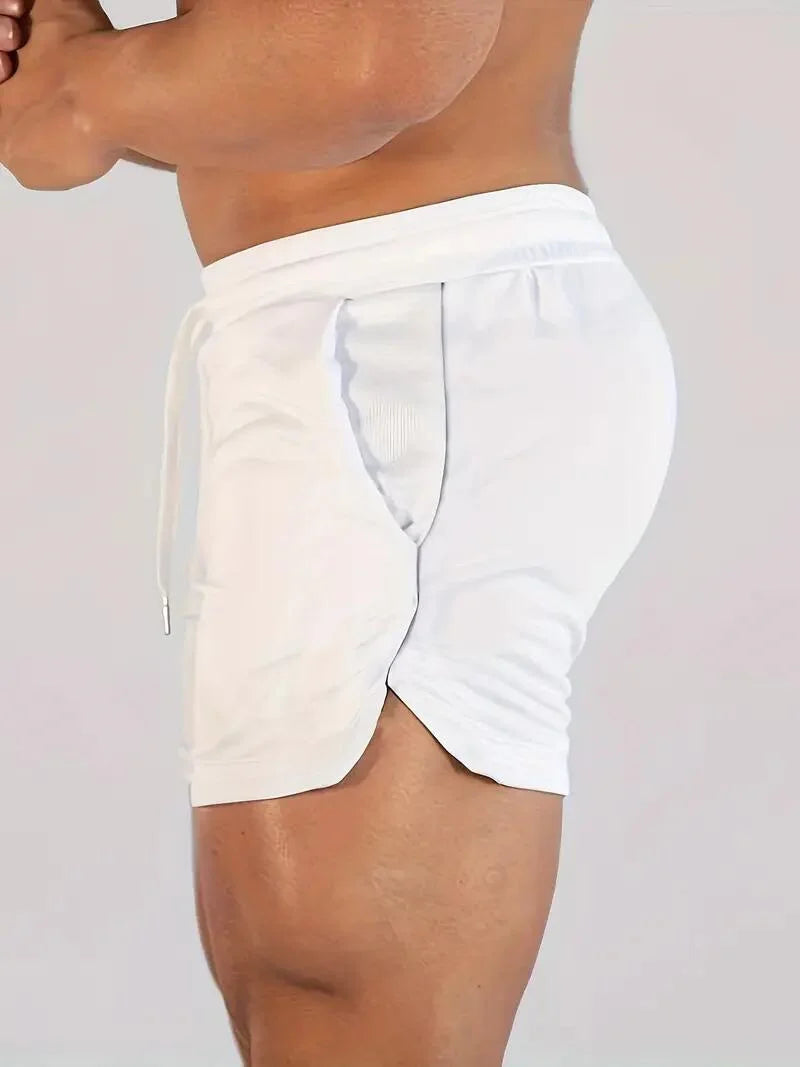 2024 Summer Sport Shorts Men Fitness Sweatpants Bodybuilding Short Pants Mens Gym Quick Dry Brand Jogging Mesh Men Shorts