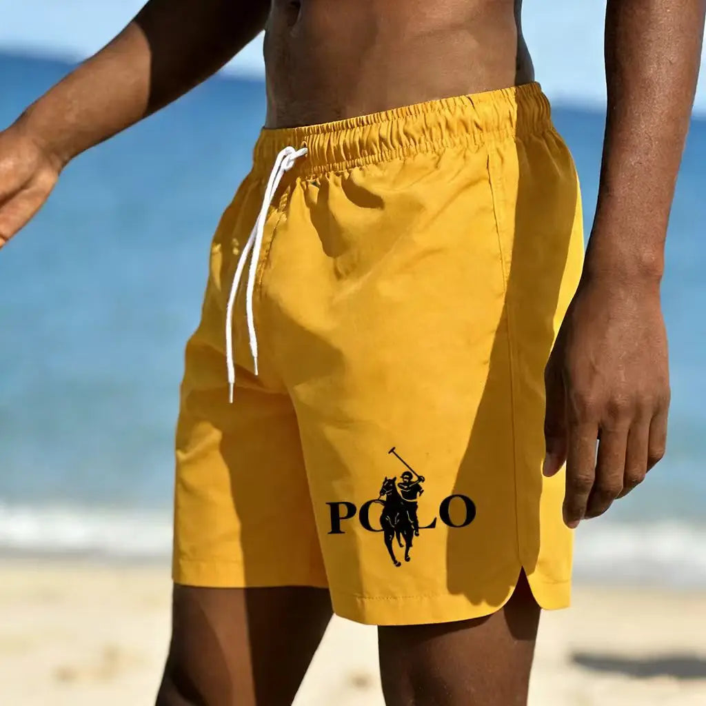 Men's beach shorts are quick drying, breathable, and not stuffy. They are versatile and trendy for beach vacations
