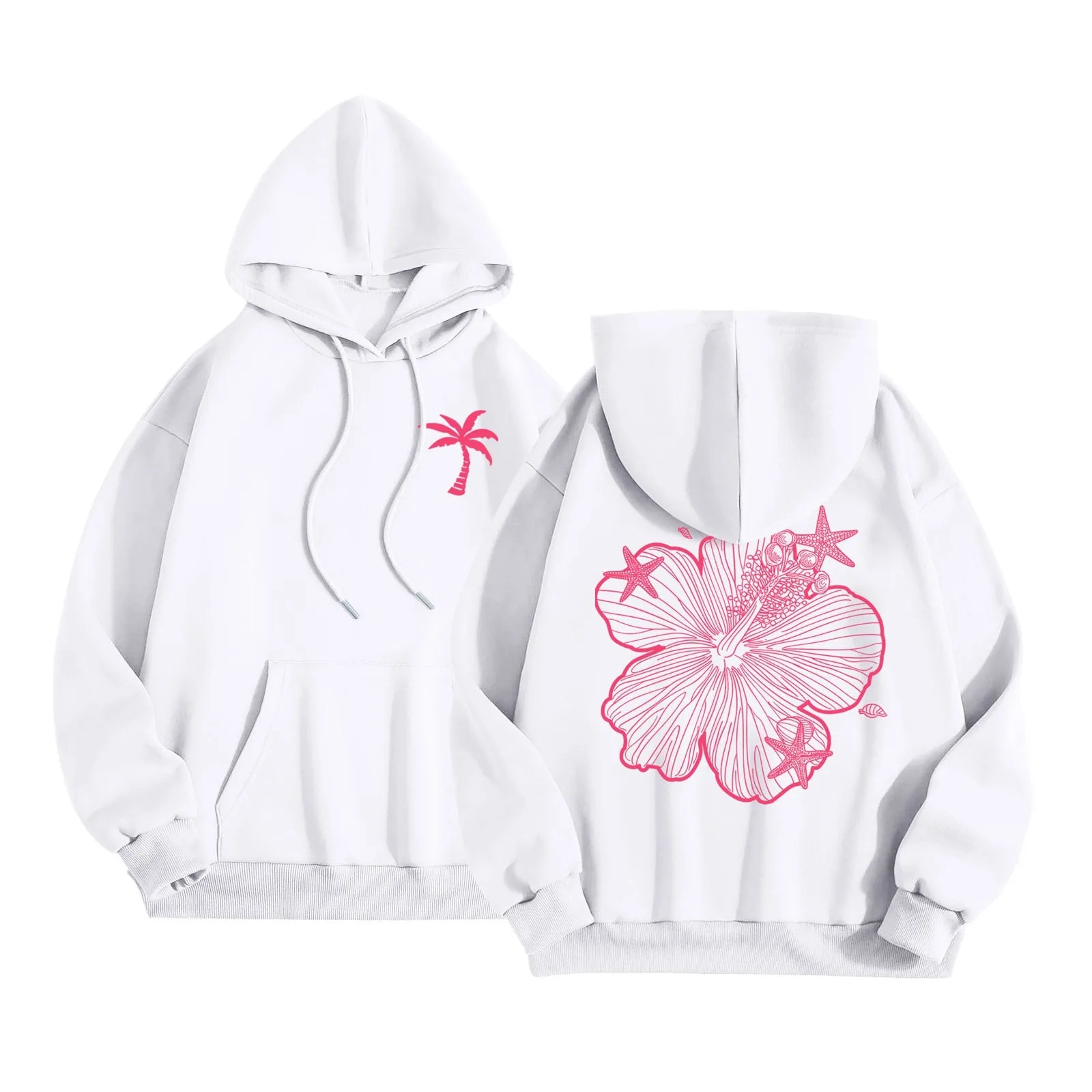 Hoodies for Women Women Hoodie Hooded Sweatshirt Casual Long Sleeve Pullover Loose Autumn Sweatshirt Long Sweatshirts Retro