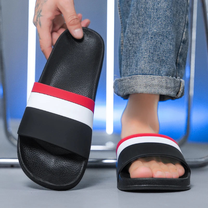 Summer Fashion Men Slippers Comfort Women Sandals Non-slip Indoor Home Bathroom Slides Garden Shoes Outdoor Beach Casual Shoes