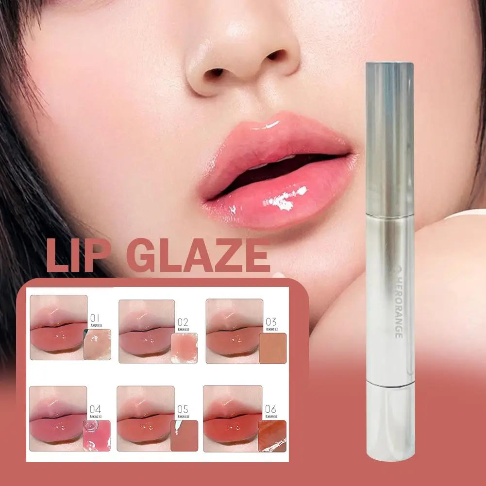 Mirror Watery Essence Lip Gloss Liquid Lipstick Jelly Lip Glaze Fading Lip Lines Water Light Jelly Makeup Moisturizing Lips Tint