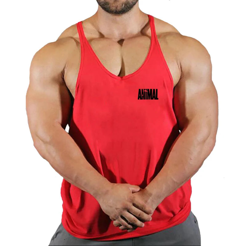 Summer Brand Fitness Tank Top Men Bodybuilding 2022 Gyms Clothing Fitness Men Shirt slim fit Vests pure cotton Singlets Muscle T