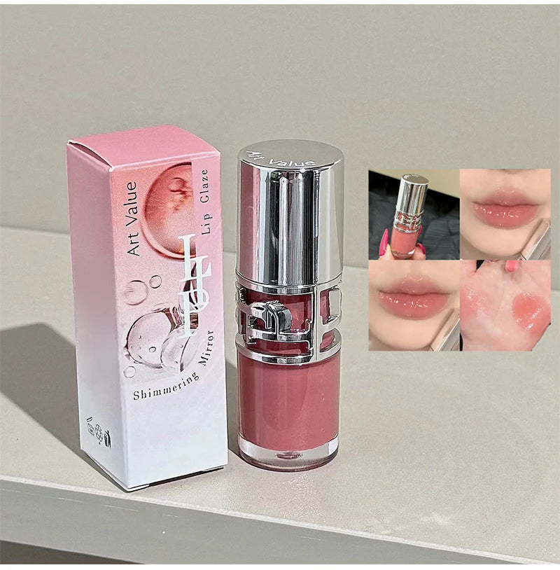 ART VALUE Shiny Lip Gloss Gummy Moisturizing Jelly Mirror Water Gloss Lip Glaze Lasting Lipstick Lipgloss Tint Female Makeup