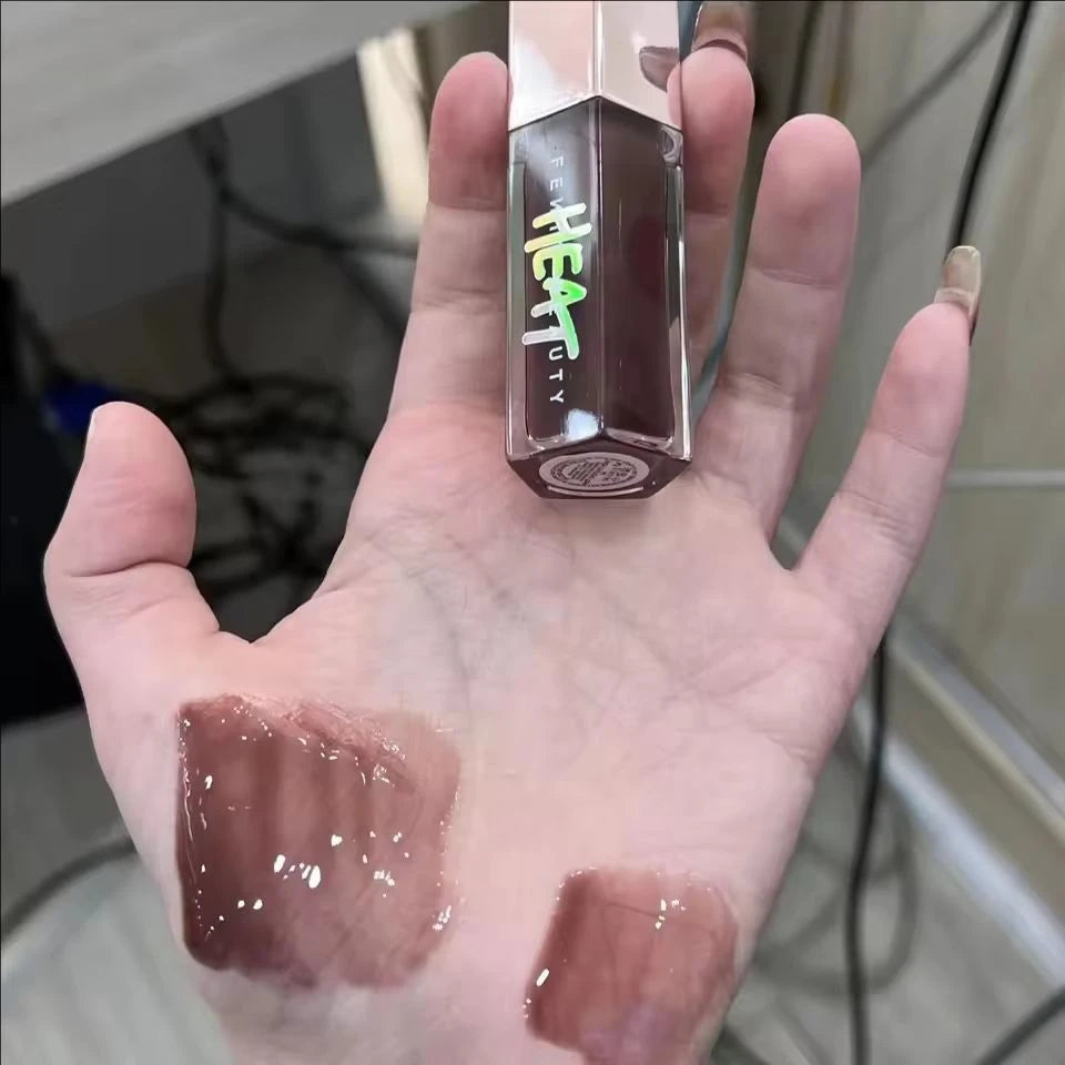 Hot Fenty Beauty Lip Gloss Waterproof Liquid Lipstick Nude Pink Lips Tint Makeup Lip Glaze Cosmetics Red Lip Female Cosmetics