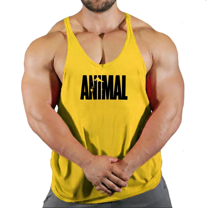 Summer Brand Fitness Tank Top Men Bodybuilding 2022 Gyms Clothing Fitness Men Shirt slim fit Vests pure cotton Singlets Muscle T