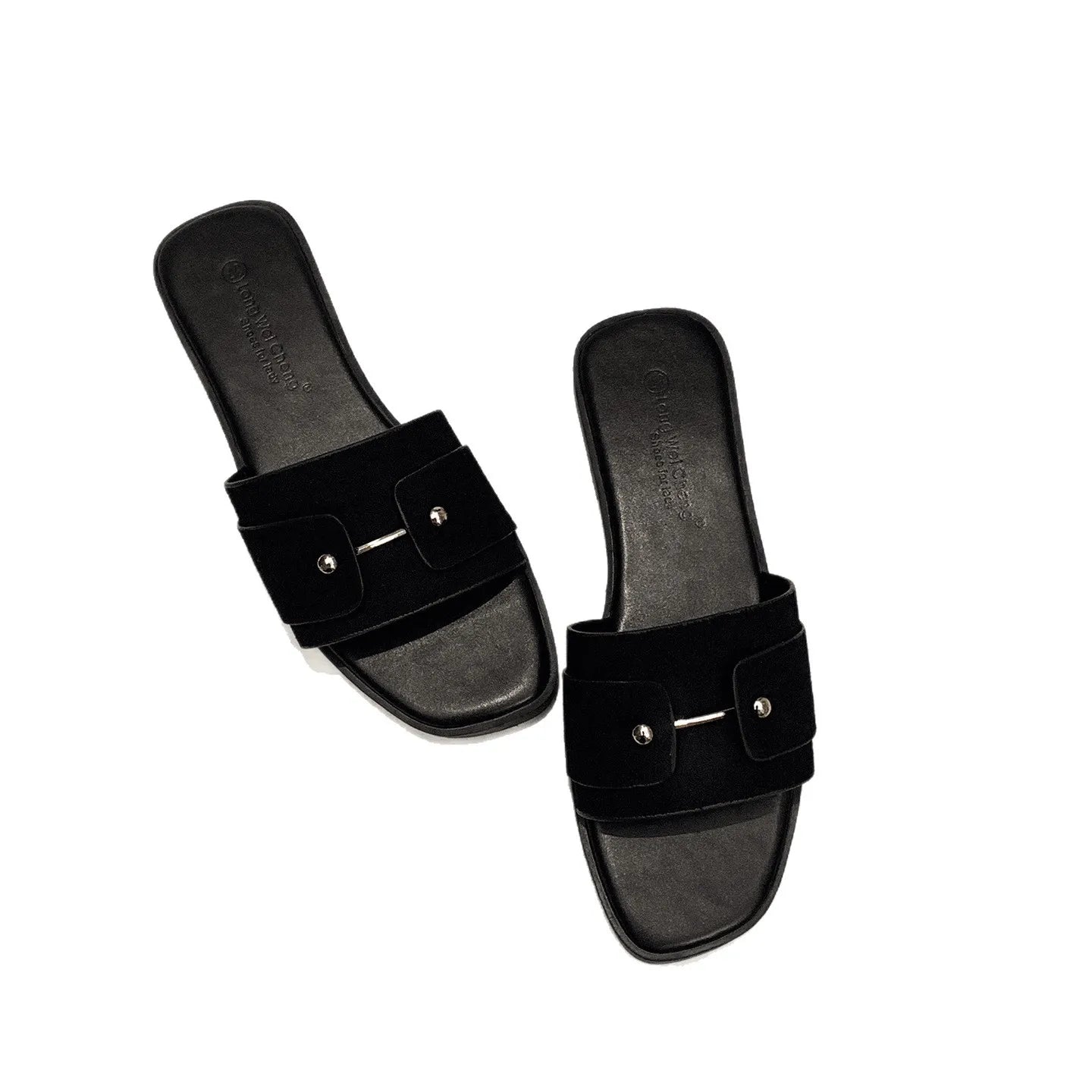 Womens slippers summer elegant versatile casual breathable anti-slip suitable outdoor travel beach activities flat shoes sandals