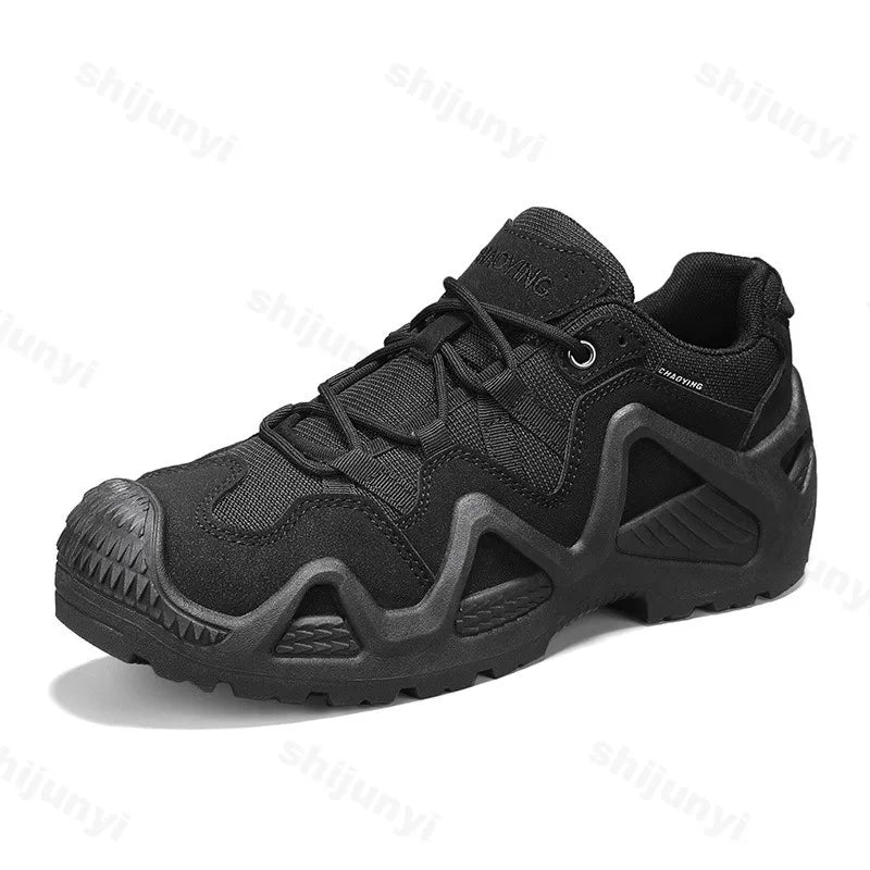 Men Sneakers 2025 Autumn New Outdoor Hiking Shoes Retro Platform Non-slip Casual Sneakers Lace-up Climbing Shoes Sports Shoes