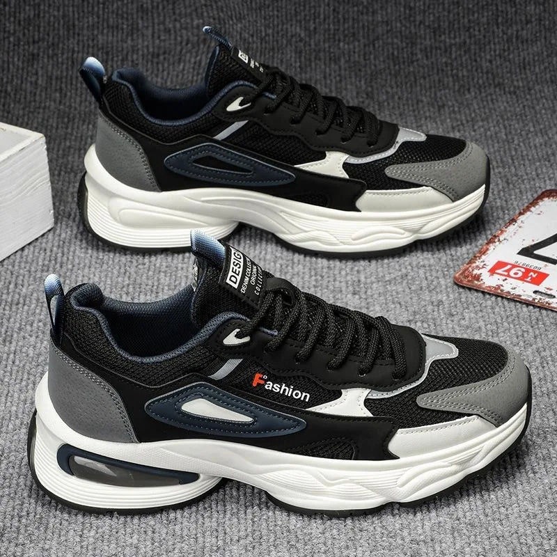 2025 Trendy Sneakers for Men Shoes Summer Outdoor Wear-Resistant Casual Sports Skateboard Shoes Fashion Breathable Shoes