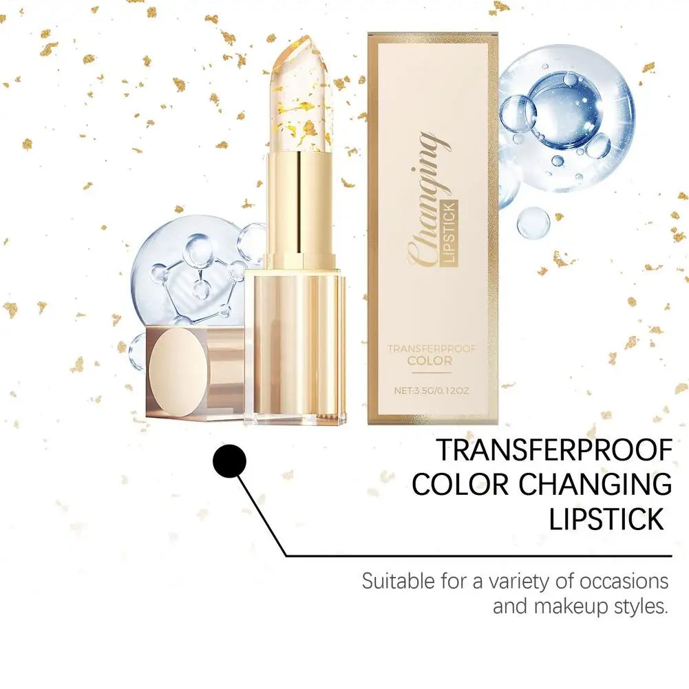 Color Changing Lipstick Deeply Moisturizing and Repairing Chapped Lip Lines Long Lasting 24H Moisturizing Glossy Shine Lip Gloss