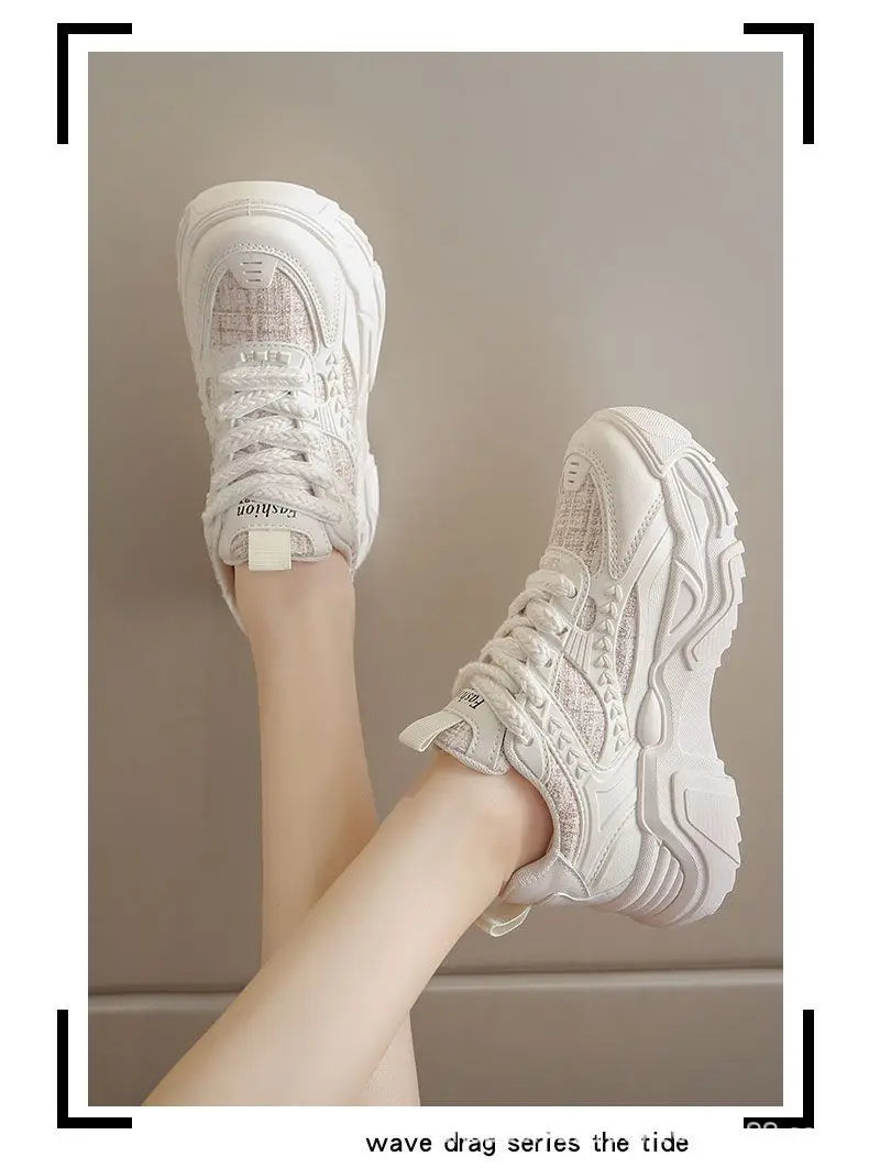 Women Sneakers 20245New Fashion Chunky Sneakers Women Outdoor Tennis Platform Sports Shoes for Women Lightweight Designer Shoes