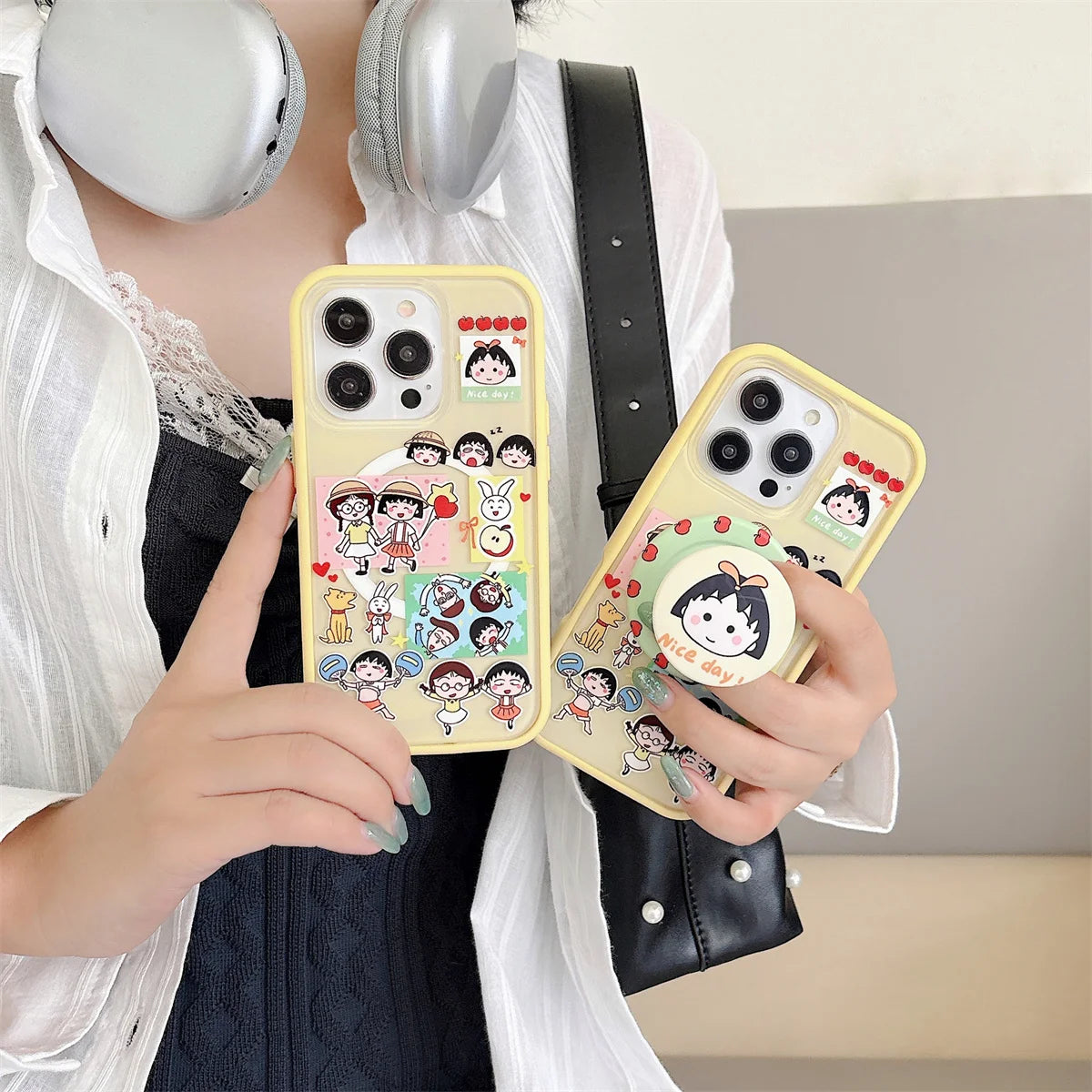 Phone Case For iPhone 16 15 14 13 Pro Max New Cute Cartoon Fashion Girls fundas Protective cover iphone 15 case