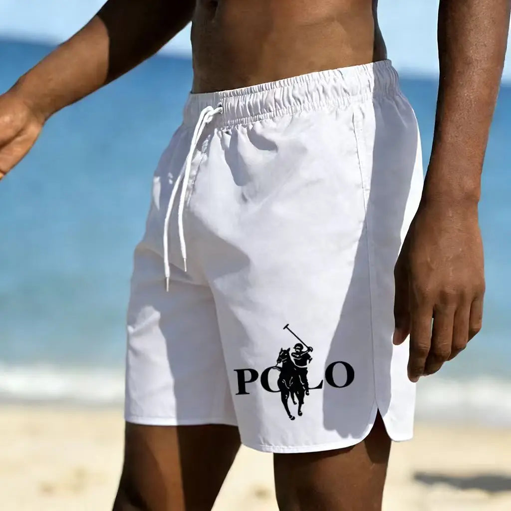 Men's beach shorts are quick drying, breathable, and not stuffy. They are versatile and trendy for beach vacations