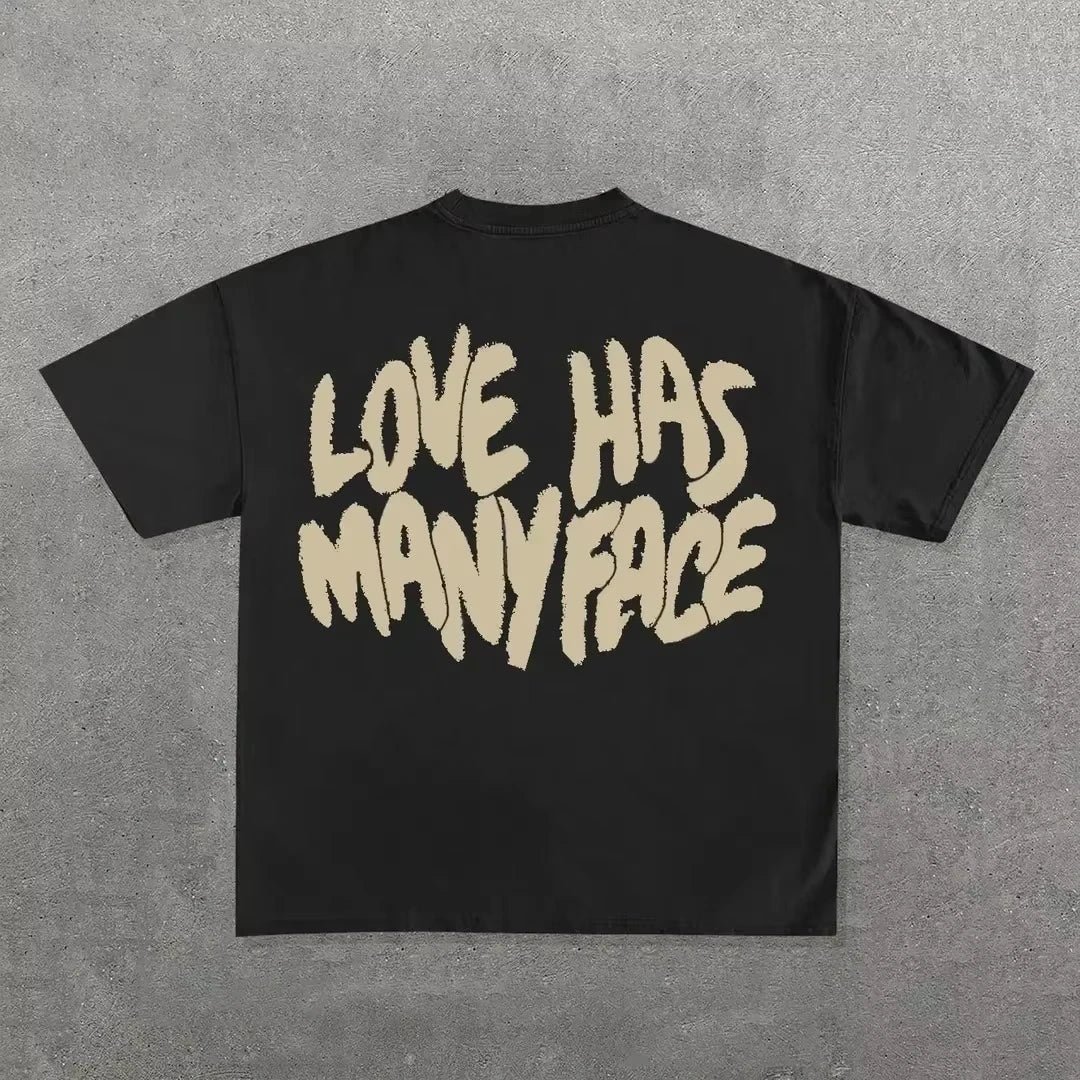 Ins Streetwear Y2k T Shirt Mens Harajuku Hip Hop Graphic Print Casual Cotton Round Neck TShirt Women Gothic Short Sleeve Tops