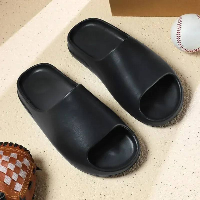 Summer Women Slippers Men Sandals Casual Beach Shoes Soft Bottom Slides Thick Platform EVA Anti-Slip Home Slippers Chaussure
